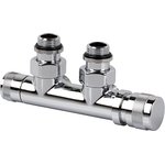 Узел нижнего пдключения, угловой 1/2х3/4Е, хром, 0681-1500C0E0