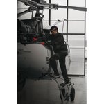 Каскетка защитная AIR COLTAN, цвет черный/красный, козырек 30мм COLTAAINOMI