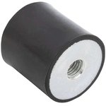 25.30M6-C, Vibration isolation support 25.30M6-C, type C, thread diameter M6 ...