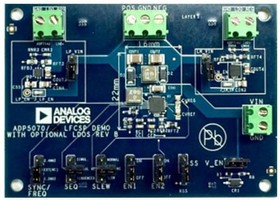 Фото 1/2 ADP5070RE-EVALZ, Power Management IC Development Tools 1 A/0.6 A, DC-to-DC Switching Regulator with Independent Positive and Negative Output