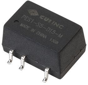 PES1-S5-S9-M-TR, Isolated DC/DC Converters - SMD 1W 4.5-5.5Vin 9Vout 111mA UnReg Iso SMT