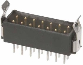 M80-8533442, Pin Header, Board-to-Board, Wire-to-Board, 2 мм, 2 ряд(-ов), 34 контакт(-ов), Сквозное Отверстие