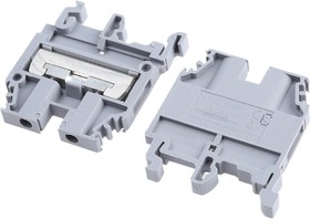1SNA115206R2200, SNA Series Grey DIN Rail Terminal Block, 4mm², Single-Level, Screw Termination