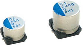 Фото 1/3 PCJ0J471MCL1GS, 470μF Surface Mount Polymer Capacitor, 6.3V dc