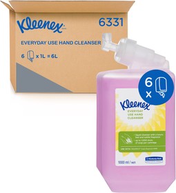 Фото 1/7 6331, Kleenex Hand Cleaner with Anti-Bacterial Properties - 1 L Cassette