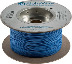 Фото 1/4 6713 BL001, Ecogen Ecowire Series Blue 0.33 mm² Hook Up Wire, 22 AWG, 7/0.25 mm, 305m, MPPE Insulation