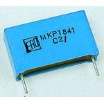 MKP1841222204, MKP1841 Polypropylene Film Capacitor, 2 kV dc, 700 V ac, ±5% ...