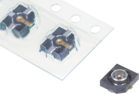 H.FL-R-SMT(10), Plug Surface Mount Low Profile Coaxial Connector, Solder Termination, Straight Body