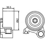 GT80680, Ролик ГРМ LEXUS ES300 (96-),RX300 натяжителя GMB