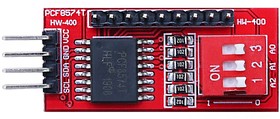 HW-400 Модуль расширения портов ввода-вывода GPIO на чипе PCF8574