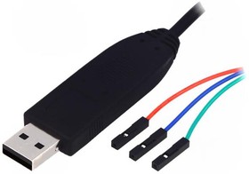 Фото 1/2 USB-SERIAL-CABLE-F, USB Cables / IEEE 1394 Cables USB TO SERIAL CABLE