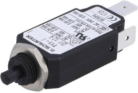 Фото 1/2 T11-211-1.2A, Выключатель максимального тока; Uном: 240ВAC; 48ВDC; 1,2А; SPST