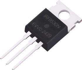 IRF9530N, Транзистор P-MOSFET 100В 20А 58Вт 0.078Ом [TO-220.]