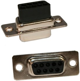 170-009-173L020, D-Sub Standard Connectors 9P Male Crimp w/ Clinch Nut 2