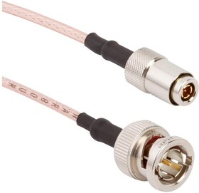 095-850-201M400, RF Cable Assemblies 1.0/2.3 Strt Plg to BNC Strt Plg 4m