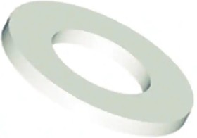 MFW020A, Natural Nylon Flat Washer - in)side Diameter 2.7 mm (0.106 in) - 6.0 mm (0.236 in) - Thickness 0.5 mm (0.02 in) ...