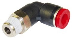 Фото 1/5 C01471028, Pneufit C Series Swivel Elbow, R 1/4 to Push In 10 mm, Threaded-to-Tube Connection Style