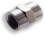160222828, 16 Series Straight Threaded Adaptor, G 1/4 Female to G 1/4 Female, Threaded Connection Style