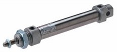 RM/8026/M/25, Pneumatic Roundline Cylinder - 26mm Bore, 25mm Stroke, RM/8000/M Series, Double Acting