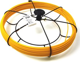 Протяжка для кабеля мини УЗК d=4,5 мм L=150 м в кассете №2, желтый СП-К2-4,5/150