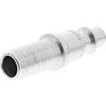 103105004, Steel Male Pneumatic Quick Connect Coupling, 10mm Hose Barb