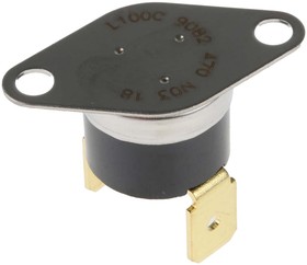 Фото 1/3 2455RM 9082-470 L100, Bi-Metallic Thermostat, Opens at +100°C, +150°C Max, NC, Manual Reset, Bracket Mount