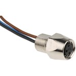 933383100 ELKE 3308 V FM 8 05, Straight Female 3 way M8 to Unterminated Sensor Actuator Cable, 500mm