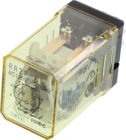 Фото 1/2 RR2P-ULAC120V, General Purpose Relays Relay Plug-In DPDT 10A 120VAC