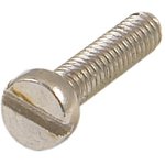 21100138, Nickel Plated Steel Cheese Head Socket Screw - M2.5 x 10.