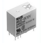 HB1E-DC24V, Electromechanical Relay 24VDC 1.6KOhm 2ADC/1AAC SPDT (20x11x16.3)mm ...