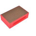Блок красный с алмазным напылением для шлифовки керамики, стекла, мрамора. DF200