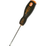 04011, Отвертка! шлицевая, 3.0 x 75 мм, S2\