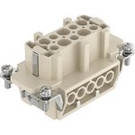 Contact insert, BEISIT connector for 10 pins (PIN) 16A, HE-010-F