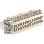 Contact insert, 24-pin BEISIT connector (PIN) 16A, HE-024-M