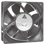 AFB1212ME, DC Fans DC Tubeaxial Fan, 120x38mm, 12VDC, Ball Bearing, Lead Wires