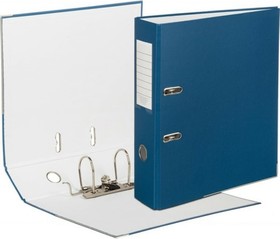 Папка-регистратор Экономи Элементари 80 мм, синий, металлический уголок 1026492