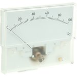 IS 11012, Analogue Panel Ammeter 1mA DC, 40.5mm x 91.5mm, ±1.5 % Moving Coil