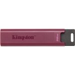 Флешка USB Kingston DataTraveler Max 512ГБ, USB3.2, черный и бордовый [dtmaxa/512gb]