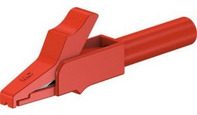 24.0157-22, Crocodile Clip, Red, 300V, 15A