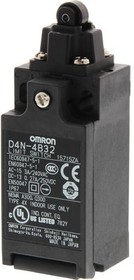 Фото 1/2 D4N4B32, Limit Switch, Roller Plunger, 2NC, Slow-Action