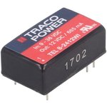 TEL 8-2412WI, Isolated DC/DC Converters - Through Hole 9-36Vin 12Vout 665mA 8W ...