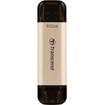 Флеш Диск Transcend 512Gb Jetflash 930С TS512GJF930C USB3.0 золотистый/черный