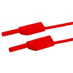 975694701, 2 mm Connector Test Lead, 10A, 1000V ac/dc, Red, 250mm Lead Length