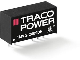 Фото 1/2 TMV 2-0512SHI, Isolated DC/DC Converters - Through Hole 4.5-5.5Vin 12Vout 168mA 2W SIP-7 ISO