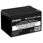 Exegate EX282965RUS Аккумуляторная батарея HR 12-7.2 (12V 7.2Ah 1227W, клеммы F2)