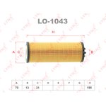 LO-1043, LO-1043 Фильтр масляный LYNXauto