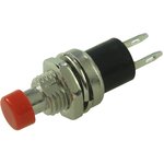 MP-PB-11D02-TH1R-00, Pushbutton Switch, 7 mm, SPST-NO, Momentary, Round, Red
