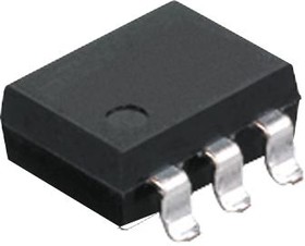 AQV203A, МОП-транзисторное реле, SPST-NO (1 Form A), AC / DC, 250 В, 200 мА, DIP-6