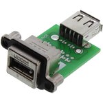 MUSBA311M0, USB Adapter, USB Type A Receptacle, USB Type A Receptacle, USB 2.0 ...
