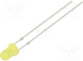 OSYYR23134A, LED; 3mm; yellow; 220?330mcd; 30°; Front: convex; 1.8?2.6V; -30?85°C